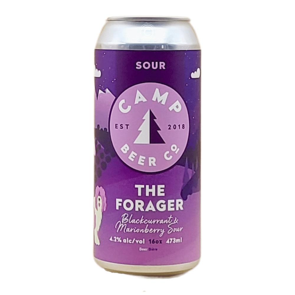 The Forager - Blackcurrant & Marionberry Sour by Camp Beer Co., beer label