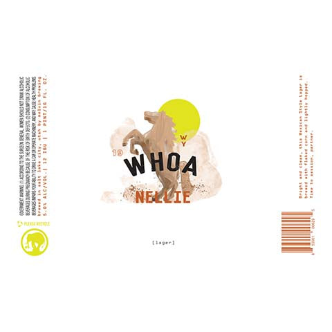 Melvin Whoa Nellie Lager by Melvin Brewing, beer label