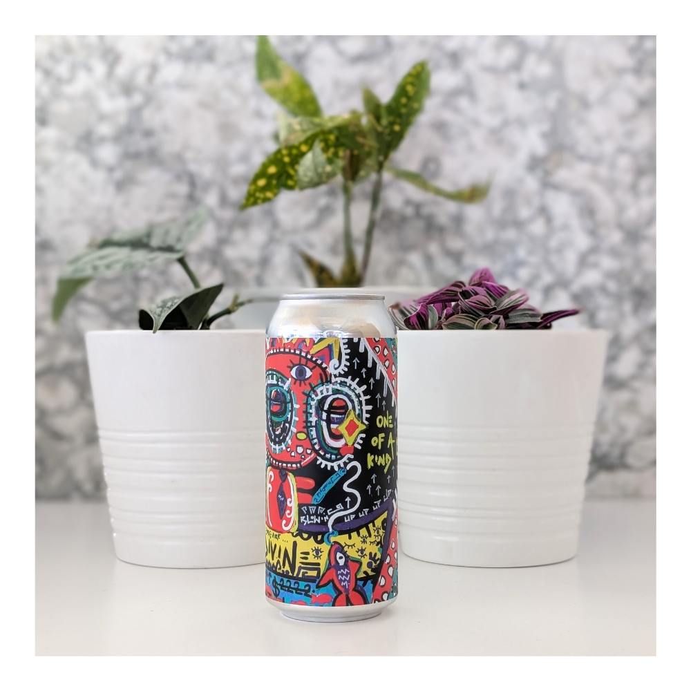 Divine Hazy IPA with Peach and Passionfruit by Eighty-Eight Brewing Co., beer label