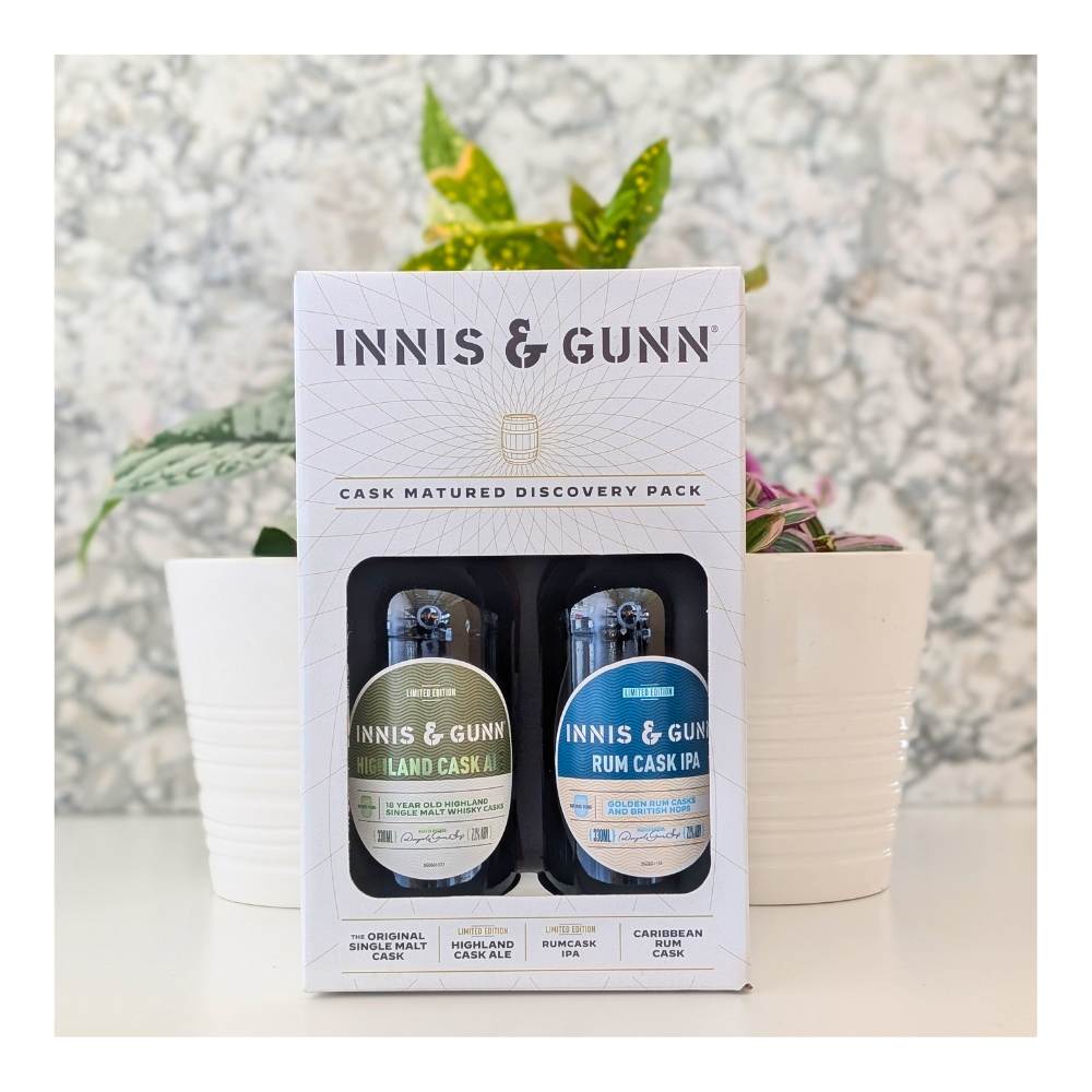 Cask Matured Discovery 4-Pack by Innis & Gunn, beer label