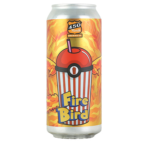 450 North Fire Bird Slushy XXL Smoothie-Style Sour Ale by 450 North Brewing Company, beer label