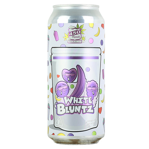 450 North White Bluntz Slushy XXL Sour by 450 North Brewing Company, beer label