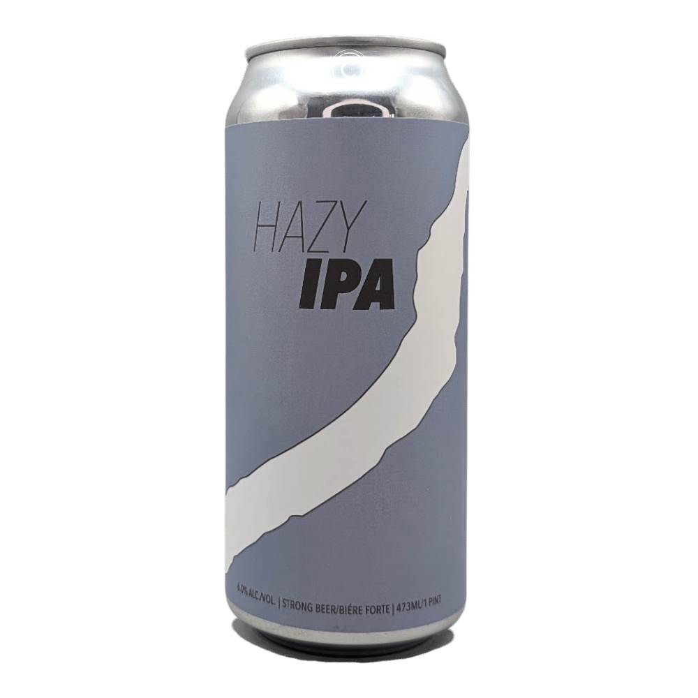 Hazy IPA by Sawback Brewing Co., beer label