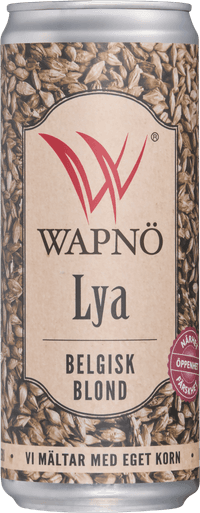 Lya Belgisk Blond by Wapnö, beer label