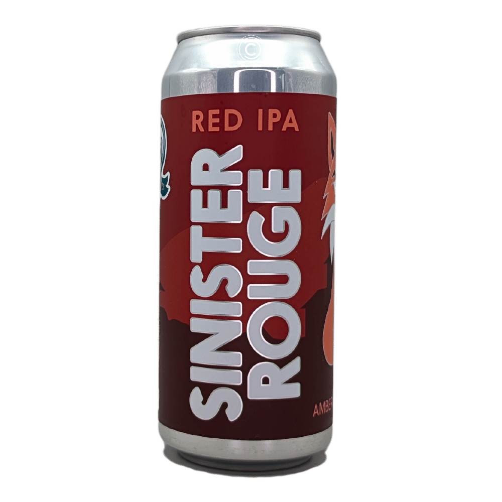 Sinister Rouge Red IPA by Winterlong Brewing Co., beer label