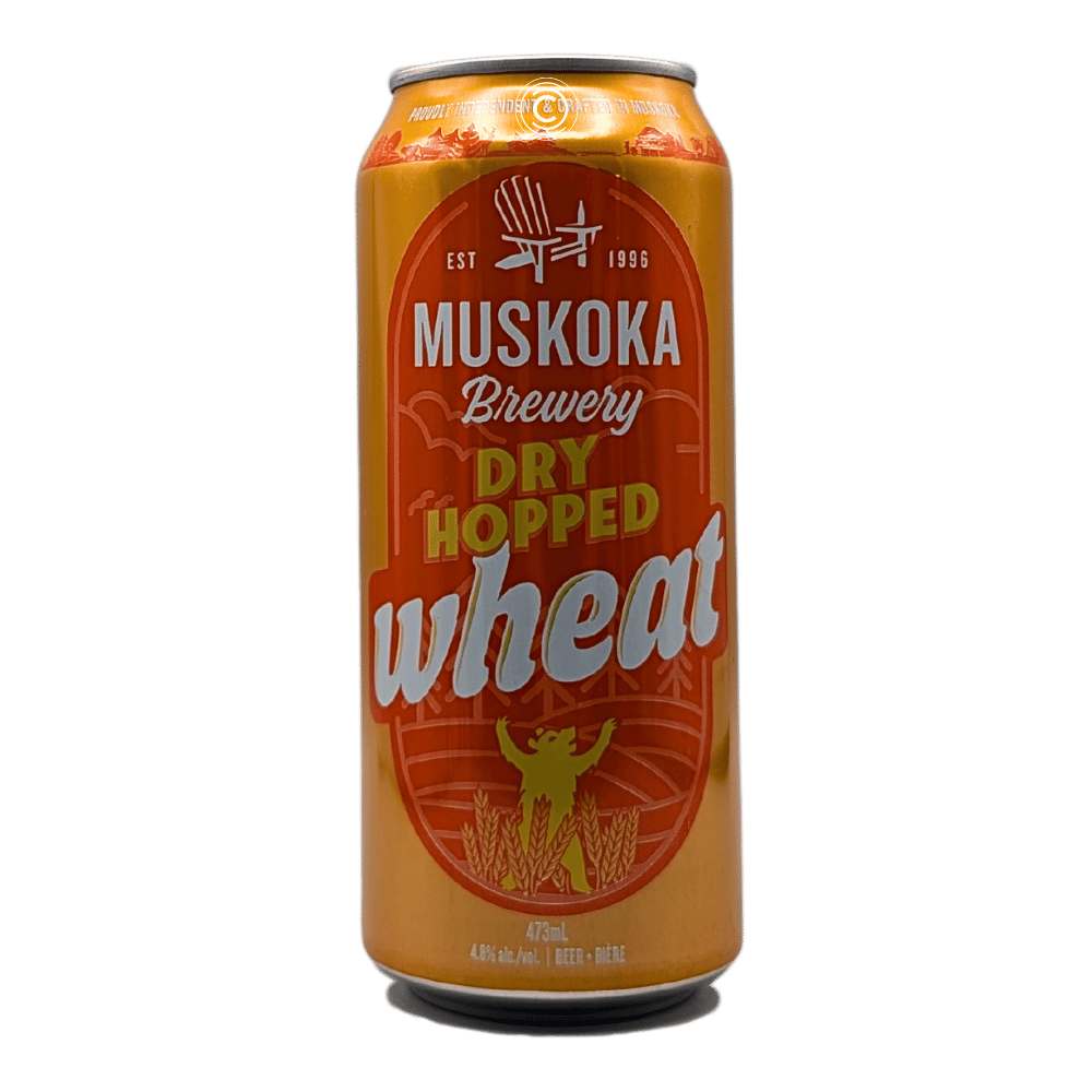 Dry Hopped Wheat Blonde Ale by Muskoka Brewery, beer label
