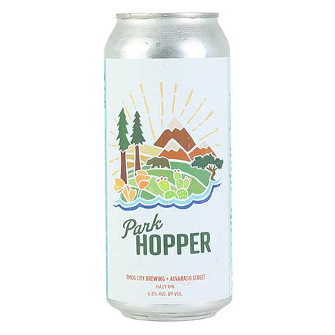 Smog City/Alvarado Street Park Hopper Hazy IPA by Smog City Brewing, beer label