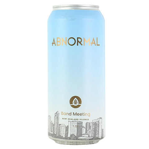 Abnormal Band Meeting Pilsner by Abnormal Beer Company, beer label