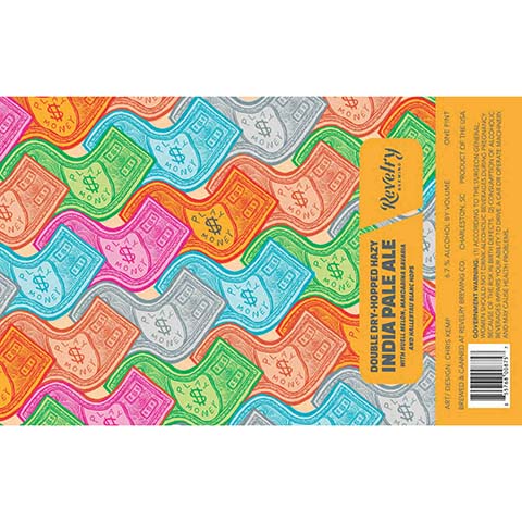 Revelry Play Money IPA by Revelry Brewing Co., beer label