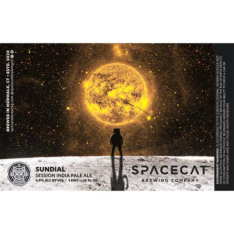 Spacecat Sundial Session IPA by Spacecat Brewing Company, beer label