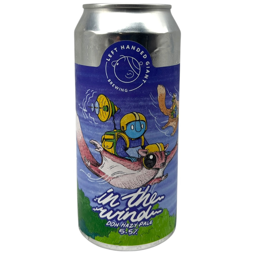 Left Handed Giant In The Wind by Left Handed Giant, beer label