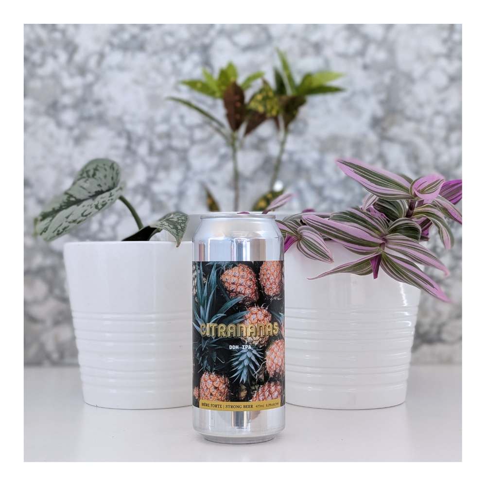 Citrananas DDH Hazy IPA with Pineapple by Sir John, beer label