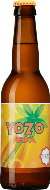 Rosenhill Yozo NEIPA by Bryggeri Rosenhill, beer label