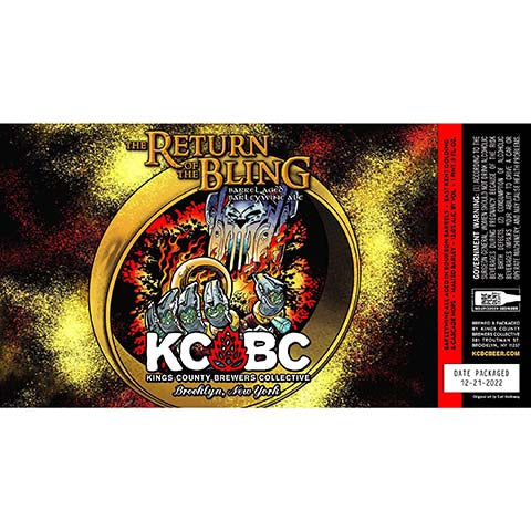 Kings County Brewers Collective The Return of the Bling Barleywine Ale by Kings County Brewers Collective, beer label