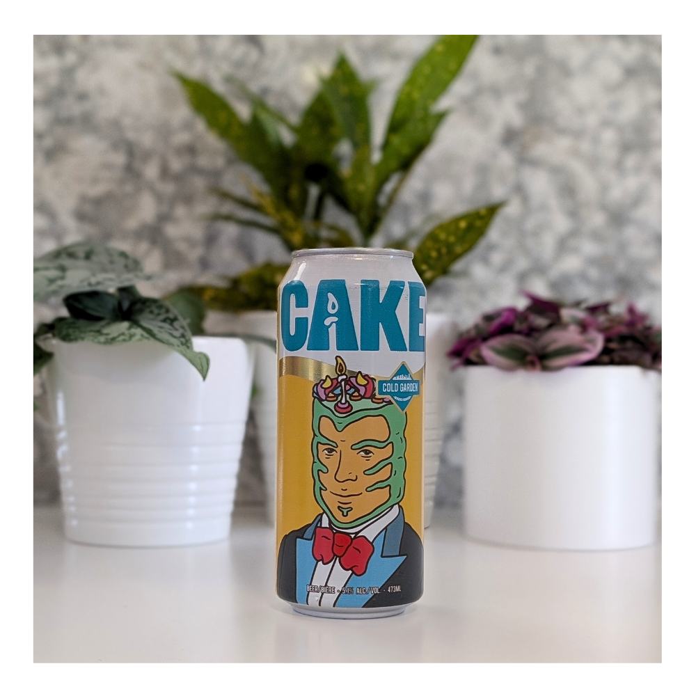 Cakeface Sweet Lager by Cold Garden, beer label