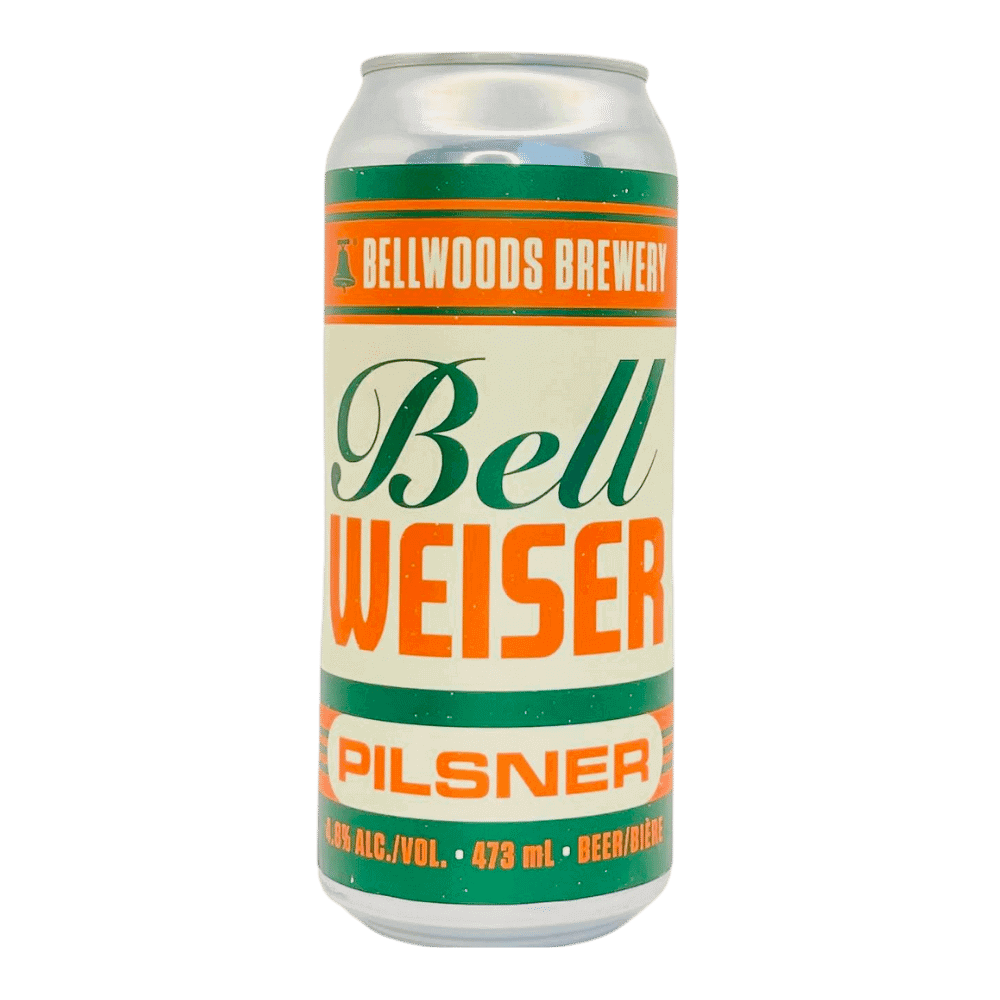 Bellweiser Pilsner by Bellwoods Brewery, beer label