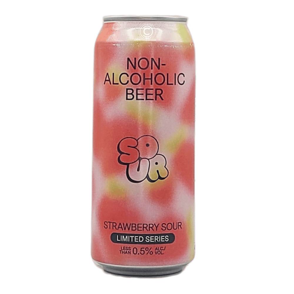 Strawberry Sour Non-Alcoholic by Biere Sans Alcool, beer label