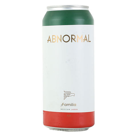 Abnormal Familia Mexican Lager by Abnormal Beer Company, beer label