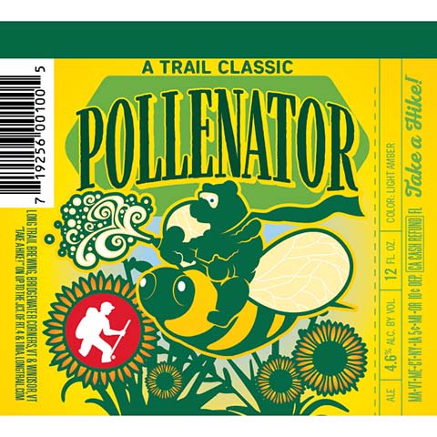 Pollenator by Long Trail Brewing Co, beer label