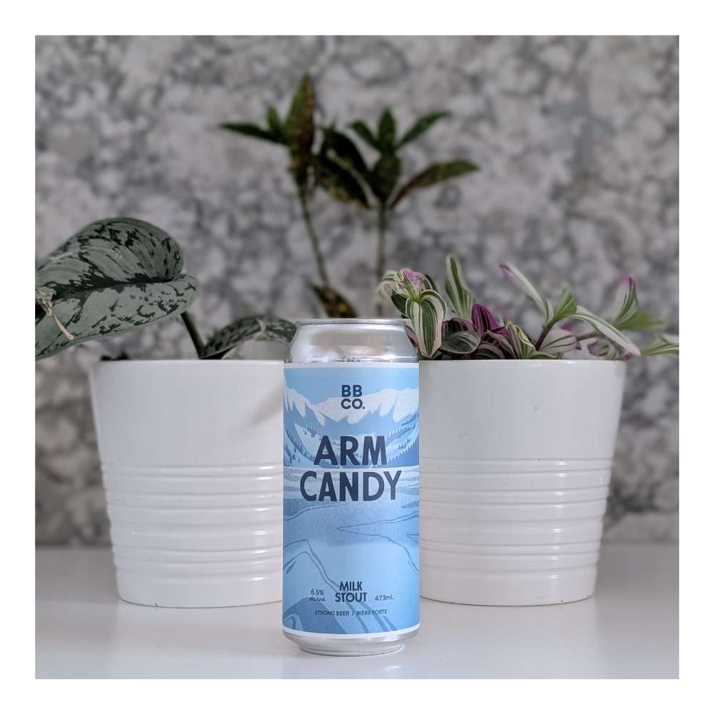 Arm Candy Milk Stout by Born Brewing Co., beer label