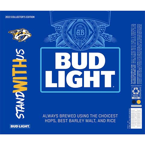Bud Light Stand With Us by Anheuser-Busch, beer label