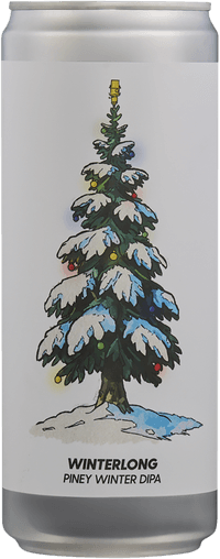 Winterlong Piney Winter DIPA by Brewski, beer label