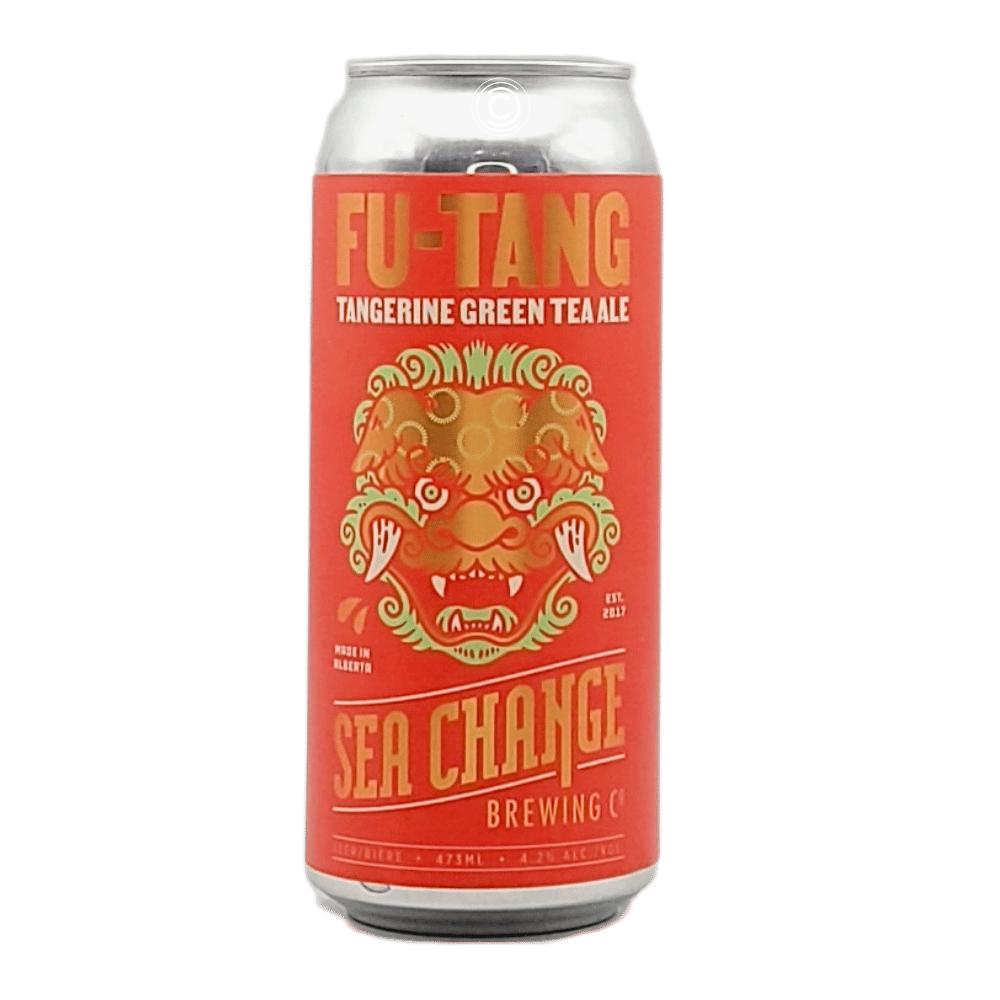 Fu-Tang Tangerine Green Tea Ale by Sea Change Brewing Co., beer label