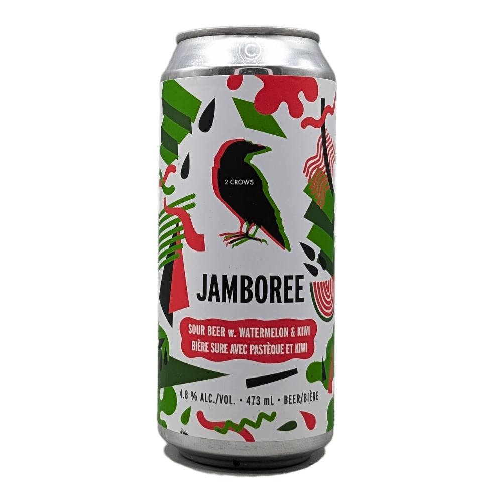 Jamboree: Watermelon & Kiwi Sour by 2 Crows Brewing Co., beer label