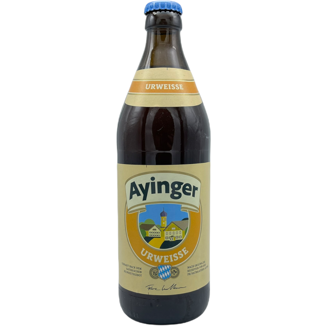 Ayinger Urweisse by Ayinger, beer label