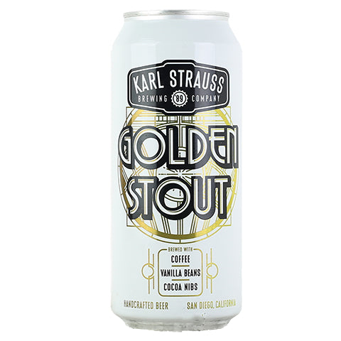 Karl Strauss Golden Stout by Karl Strauss Brewing Co, beer label