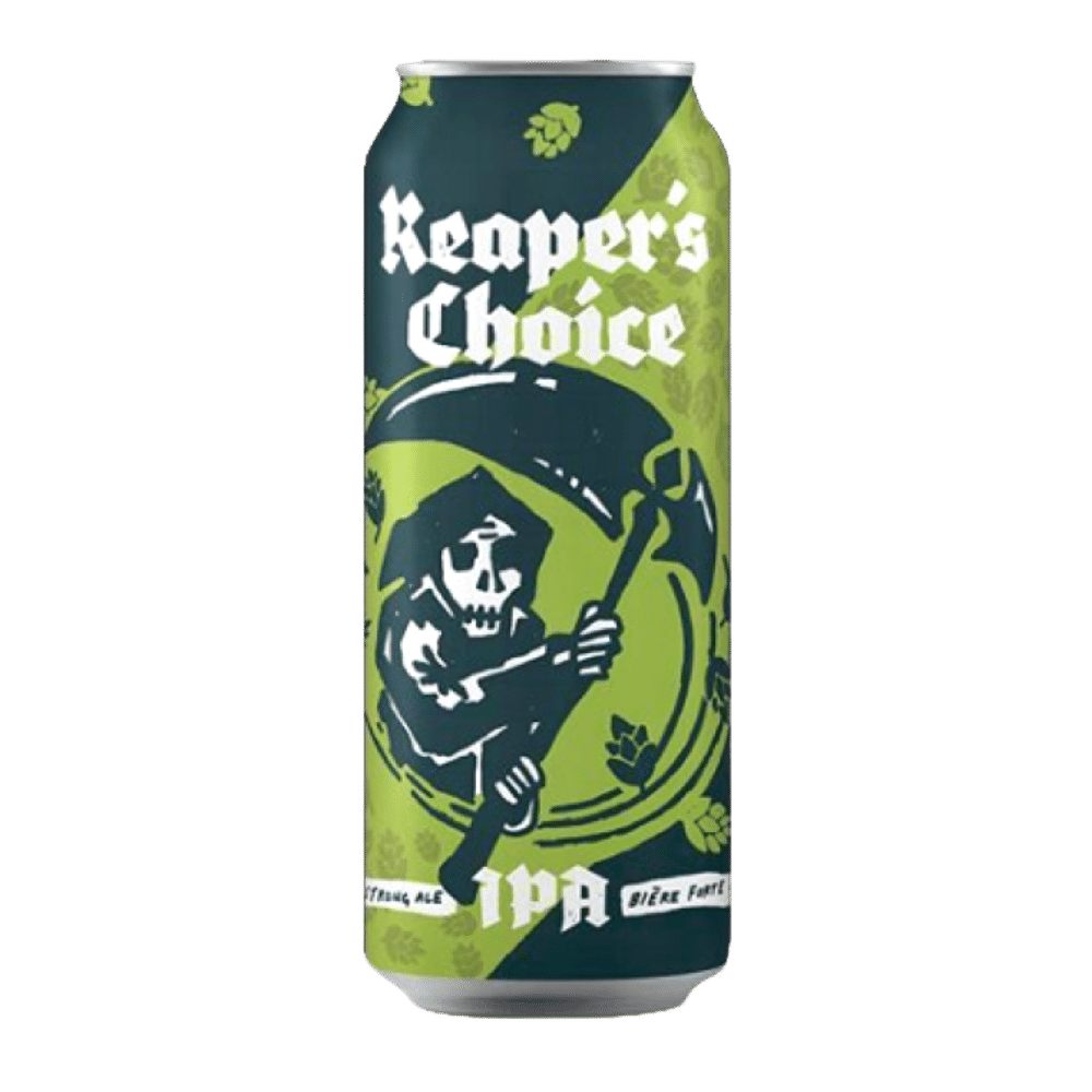 Reaper's Choice West Coast IPA by New Level Brewing, beer label