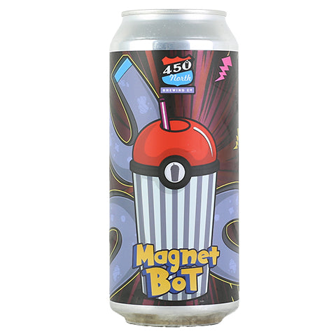 450 North Magnet Bot Slushy XL Sour by 450 North Brewing Company, beer label