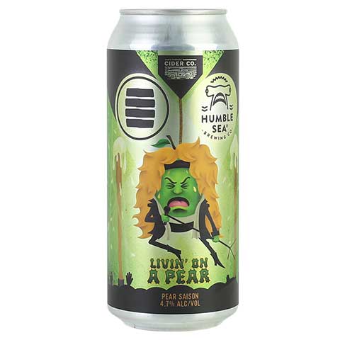 Captain Fatty/Humble Sea Livin On A Pear Saison by Captain Fatty's, beer label