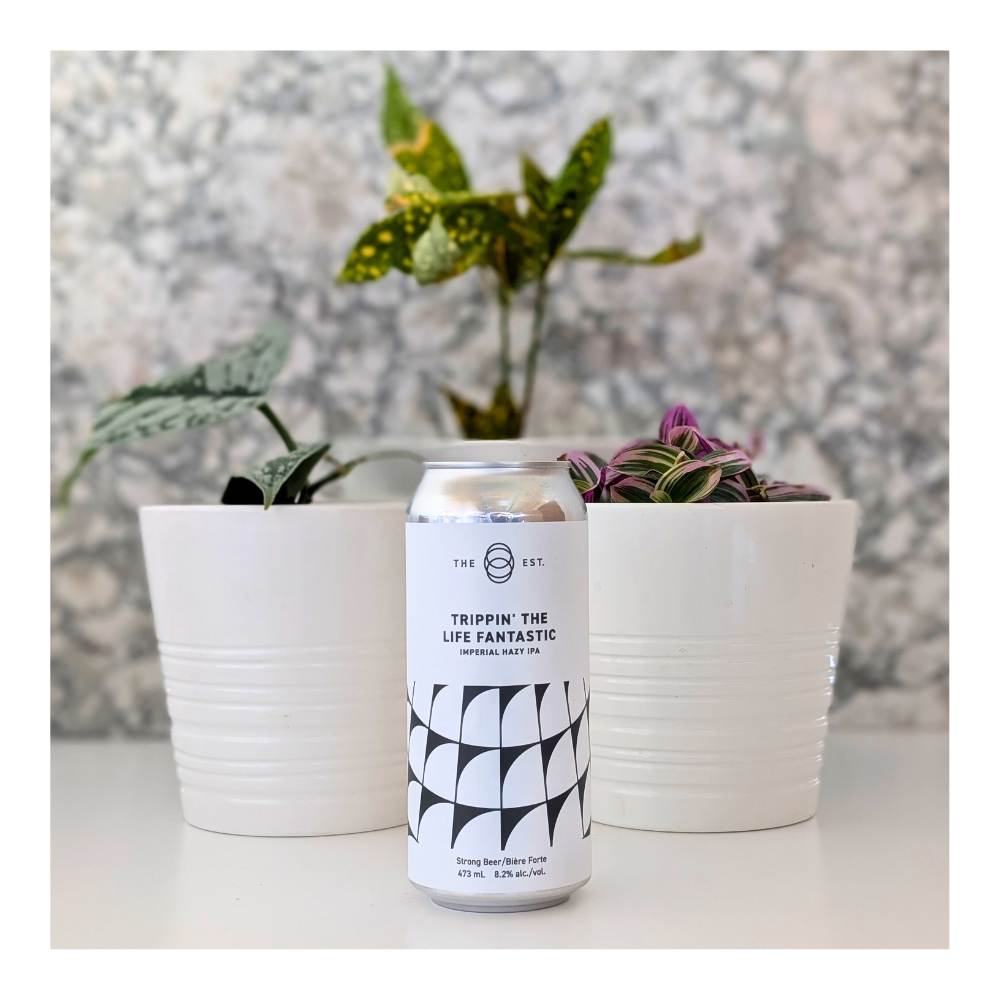 Trippin' The Life Fantastic Imperial Hazy IPA by The Establishment Brewing Company, beer label