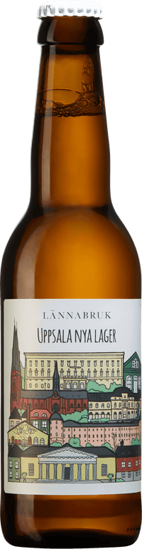 Uppsala Nya Lager by Länna Bruk Dryckeshandel, beer label