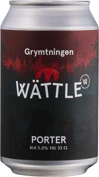 Grymtningen by Wättle Brygghus, beer label