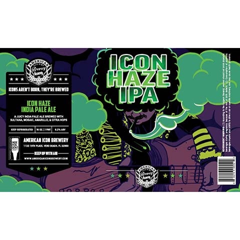 American Icon Icon Haze IPA by American Icon Brewery, beer label