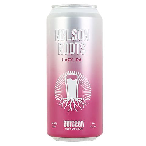 Burgeon Nelson Roots Hazy IPA by Burgeon Beer Company, beer label