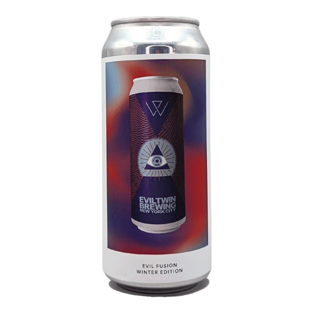 x Woven Water Brewing EVIL FUSTION - WINTER EDITION Sour by Evil Twin Brewing NYC, beer label