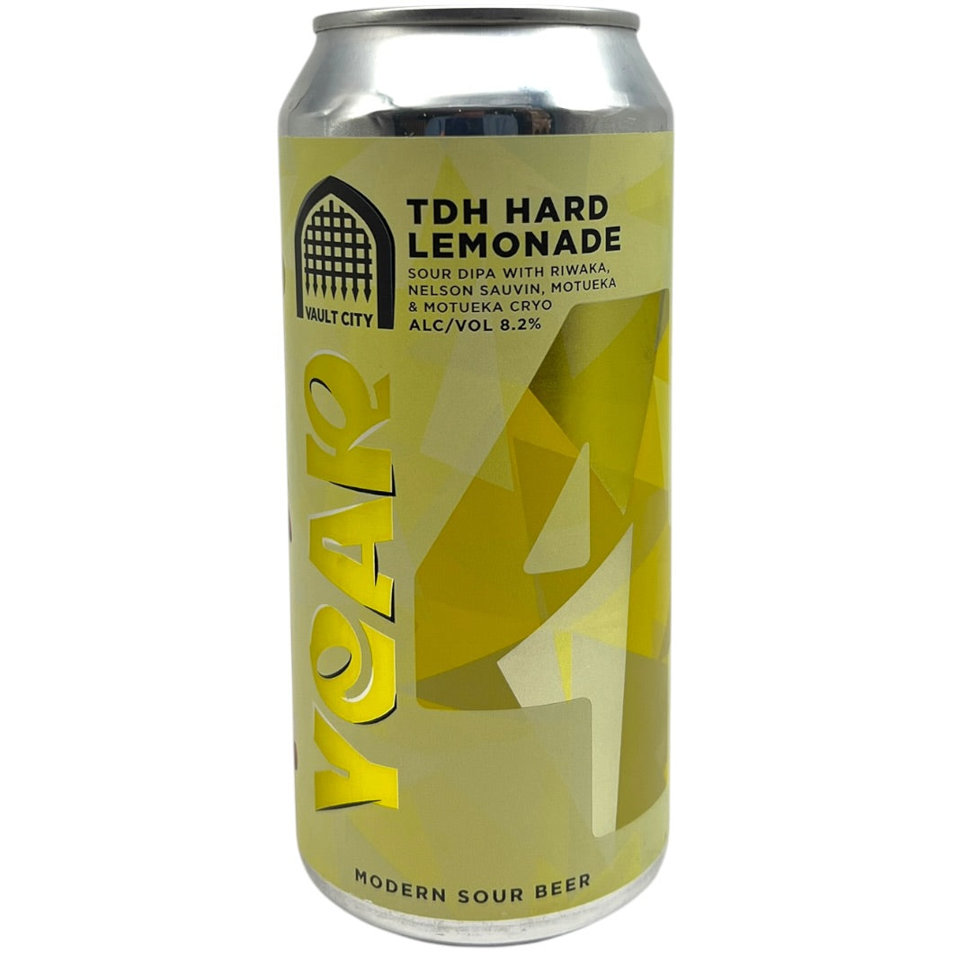 Vault City Year 4 - TDH Hard Lemonade by Vault City Brewing Ltd., beer label