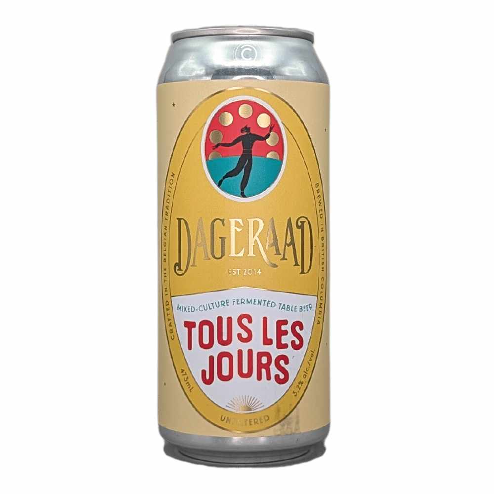 Tous les Jour Saison by Dageraad Brewing, beer label