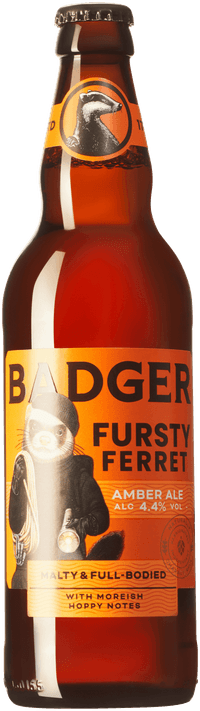 Fursty Ferret Bitter by Badger Ales, beer label