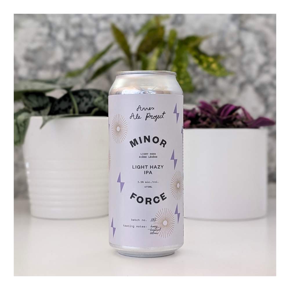 Minor Force Hazy Pale Ale by Annex Ale Project, beer label