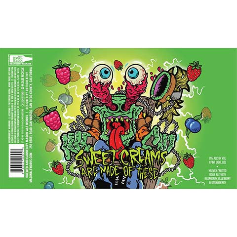 Mason Ale Works Sweet Creams Are Made Of These Sour Ale by Mason Aleworks, beer label