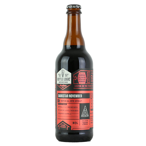 Bottle Logic Darkstar November Stout by Bottle Logic Brewing, beer label
