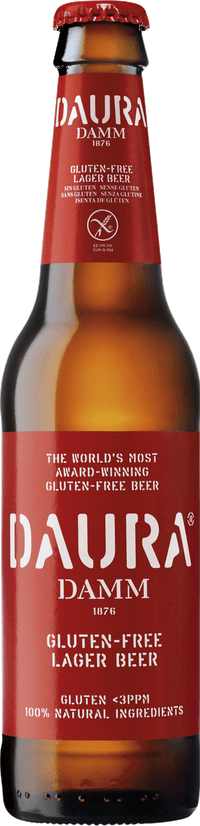 Daura Damm Gluten-free by Damm, beer label