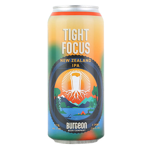 Burgeon Tight Focus New Zealand IPA by Burgeon Beer Company, beer label