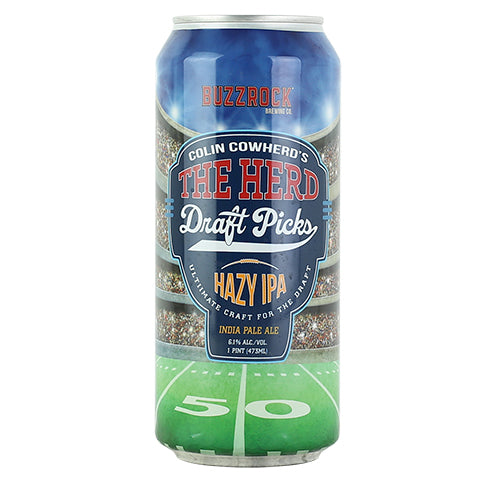 Colin Cowherd's The Herd Draft Picks Hazy IPA by BuzzRock Brewing Co., beer label