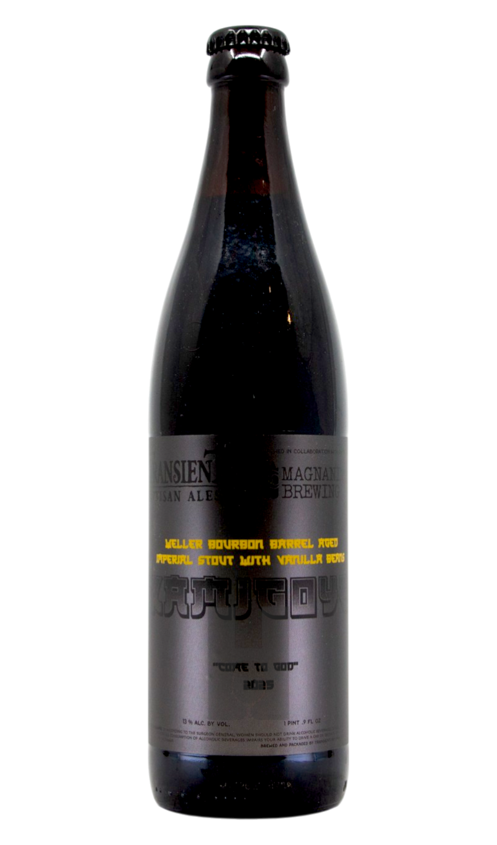 Transient Vanilla Kamigoye 2025 by Transient Artisan Ales, beer label