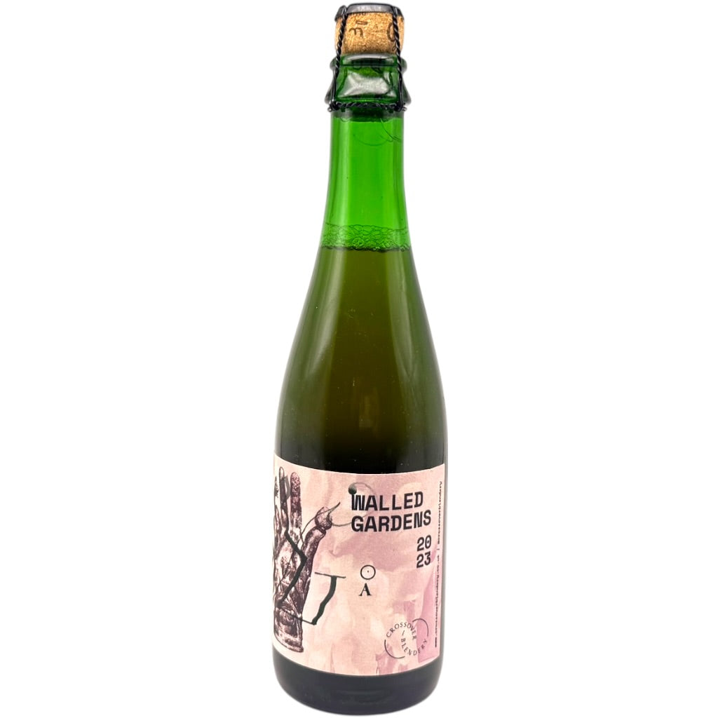 Crossover Blendery Walled Gardens 2023 375ml by Crossover Blendery, beer label